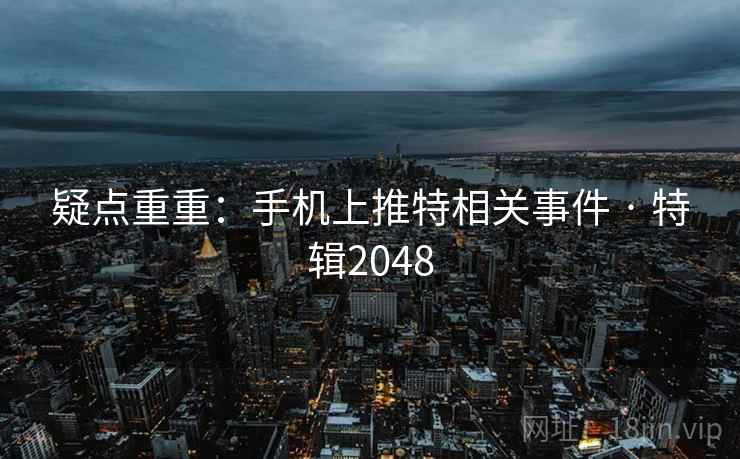 疑点重重：手机上推特相关事件 · 特辑2048